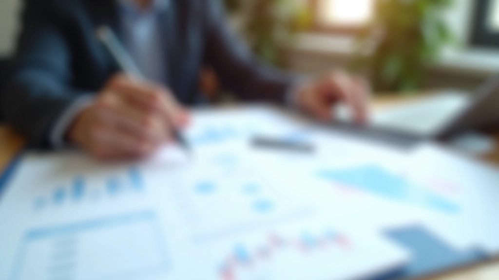 Biuro stalas su finansinėmis ataskaitomis, grafikais ir skaičiavimais